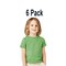 BELLA + CANVAS Toddler Short Sleeve Crewneck Lightweight Everyday T-Shirt for Kids Wear